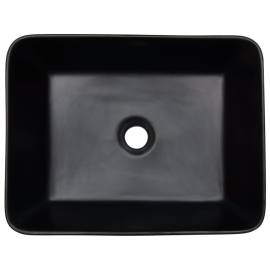 Lavoar de blat negru/maro 46x35,5x13 cm, ceramică, dreptunghi, 6 image