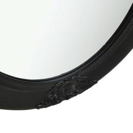 Oglindă de perete în stil baroc, negru, 50 x 70 cm, 5 image