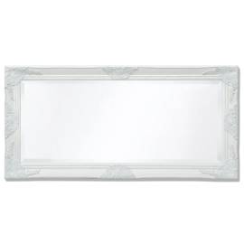 Oglindă verticală în stil baroc, 100 x 50 cm, alb, 5 image