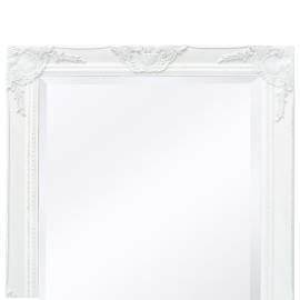 Oglindă verticală în stil baroc, 100 x 50 cm, alb, 7 image