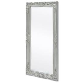Oglindă verticală în stil baroc, 100 x 50 cm, argintiu, 4 image