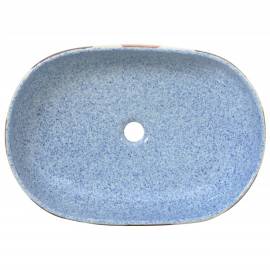 Lavoar de blat, multicolor, 59x40x14 cm, ceramică, oval, 6 image