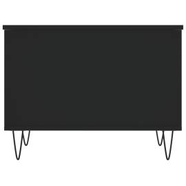 Măsuță de cafea, negru, 60x44,5x45 cm, lemn prelucrat, 6 image