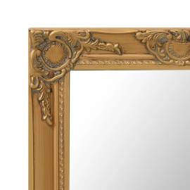 Oglindă de perete în stil baroc, auriu, 60 x 60 cm, 4 image