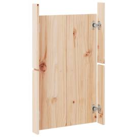 Uși de bucătărie de exterior 2 buc., 50x9x82 cm, lemn masiv pin, 7 image