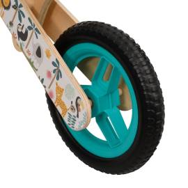 Bicicletă de echilibru pentru copii, imprimeu și albastru, 9 image