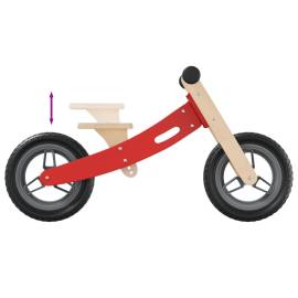 Bicicletă de echilibru pentru copii, roșu, 10 image