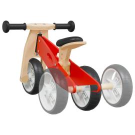 Bicicletă de echilibru pentru copii 2 în 1, roșu, 8 image