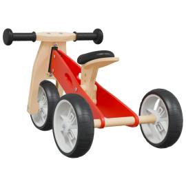 Bicicletă de echilibru pentru copii 2 în 1, roșu, 7 image