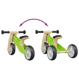 Bicicletă de echilibru pentru copii 2 în 1, verde, 9 image
