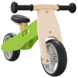 Bicicletă de echilibru pentru copii 2 în 1, verde, 4 image