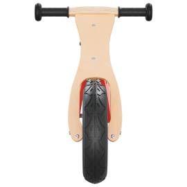 Bicicletă echilibru pentru copii, cauciucuri pneumatice, roșu, 5 image