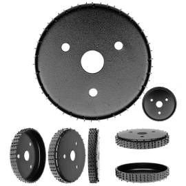Disc circular slefuit, modelat, raspel, pentru lemn, plastic, cauciuc, beton celular, 120x22.2 mm, dedra, 9 image