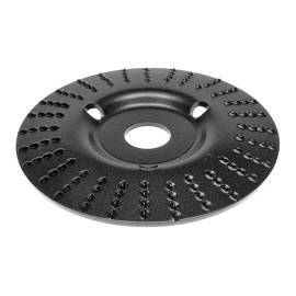 Disc circular slefuit, modelat, raspel, pentru lemn, plastic, cauciuc, beton celular, gradatie i, 125x22.2 mm, dedra, 4 image