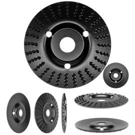 Disc circular slefuit, modelat, raspel, pentru lemn, plastic, cauciuc, beton celular, gradatie i, 125x22.2 mm, dedra, 8 image