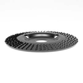 Disc circular slefuit, modelat, raspel, pentru lemn, plastic, cauciuc, beton celular, gradatie ii, 125x22.2 mm, dedra, 8 image