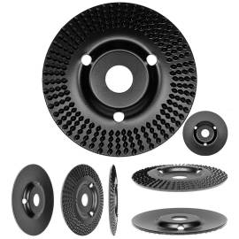 Disc circular slefuit, modelat, raspel, pentru lemn, plastic, cauciuc, beton celular, gradatie ii, 125x22.2 mm, dedra, 9 image