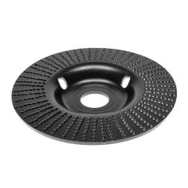 Disc circular slefuit, modelat, raspel, pentru lemn, plastic, cauciuc, beton celular, gradatie iii, 125x22.2 mm, dedra, 6 image