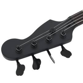 Chitara bass electrică începători, cu husă, negru, 4/4 46", 8 image