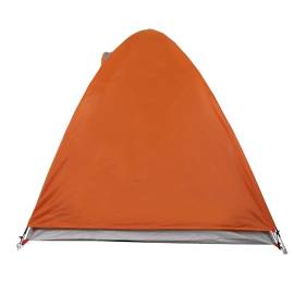 Cort camping 2 persoane gri/portocaliu 254x135x112cm tafta 185t, 8 image