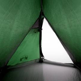 Cort de camping 2 persoane, verde, 267x154x117 cm, tafta 185t, 10 image