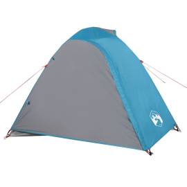 Cort de camping 2 persoane albastru, 264x210x125 cm, tafta 185t, 6 image