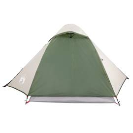 Cort de camping 2 persoane, verde, 224x248x118 cm, tafta 185t, 7 image