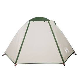 Cort de camping 2 persoane, verde, 224x248x118 cm, tafta 185t, 6 image