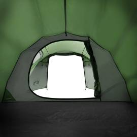Cort de camping 3 persoane, verde, 370x185x116 cm, tafta 185t, 9 image