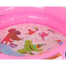 Piscina Gonflabila pentru copii, model MINI, culoare Roz, diametru 61 cm, 4 image