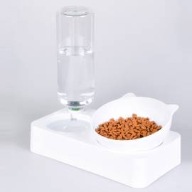 Vas pentru alimente cu distribuitor apa pentru pisici, 2in1 AG684A, 6 image