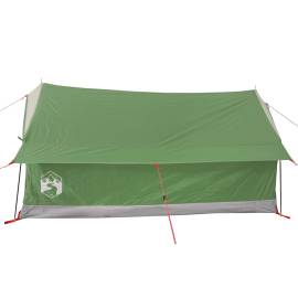 Cort de camping 2 persoane, verde, 193x122x96 cm, tafta 185t, 8 image
