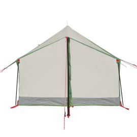Cort de camping 2 persoane, verde, 193x122x96 cm, tafta 185t, 7 image