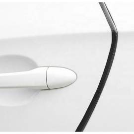 Banda flexibila pentru protectie contur portiere auto, profil "U", lungime 5m, culoare Neagra, 3 image
