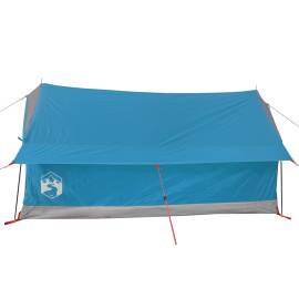 Cort de camping 2 persoane albastru 193x122x96 cm tafta 185t, 8 image