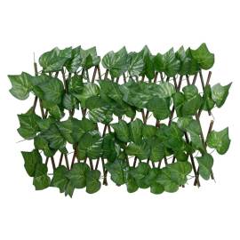 Spalier frunze struguri false extensibil 5 buc verde 180x30 cm, 3 image