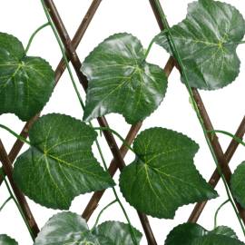 Spalier frunze struguri false extensibil 5 buc verde 190x60 cm, 6 image