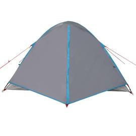 Cort de camping 3 persoane albastru, 240x217x120 cm, tafta 190t, 7 image