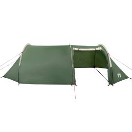 Cort de camping 4 persoane, verde, 405x170x106 cm, tafta 185t, 8 image