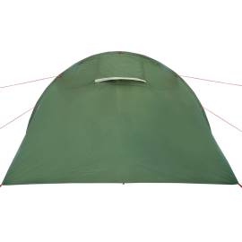 Cort de camping 4 persoane, verde, 483x340x193 cm, tafta 185t, 9 image
