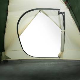 Cort de camping 6 persoane verde, 348x340x190 cm, tafta 190t, 11 image