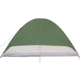 Cort de camping 6 persoane verde, 348x340x190 cm, tafta 190t, 10 image