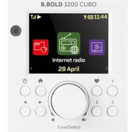 Internet radio ecg b.bold 3200 cubo, fm, bluetooth, li-ion 3,7v/2000 mah, 3w, 2 image