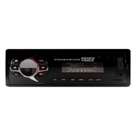 Player Auto dimensiune 1DIN, 4 x 50W, model 7011A, cu Radio, MP3, AUX, Card, Telecomanda, 2 image