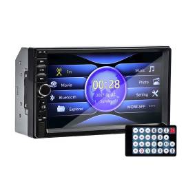 Player Video Auto, dimensiune 2DIN, TouchScreen de 7 inch, 4 x 50W, model WDS-30 cu Bluetooth, Handsfree, Radio, MP3, WMA, MP4, AUX, Card, Telecomanda, Functie Camera Marsarier, 3 image