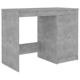 Birou, gri beton, 140 x 50 x 76 cm, pal, 5 image