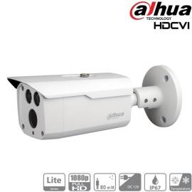 Sistem supraveghere video 4 camere dahua hdcvi 2mp cu ir 80 m, accesorii incluse, vizualizare internet, 2 image
