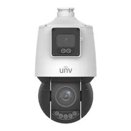 Camera de supraveghere dual-lens ip, ptz, 4mp, ir 100m&amp;wl30m, audio, alarm, poe, ip66 - unv ipc94144sfw-x25-f40c, 3 image