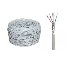 Cablu ftp cat5 aluminiu cuprat 4x2x0.5mm, rola 305 m, culoare gri, 2 image