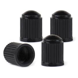 Set 4 capacele auto din plastic pentru ventil, culoare Neagra, 2 image
